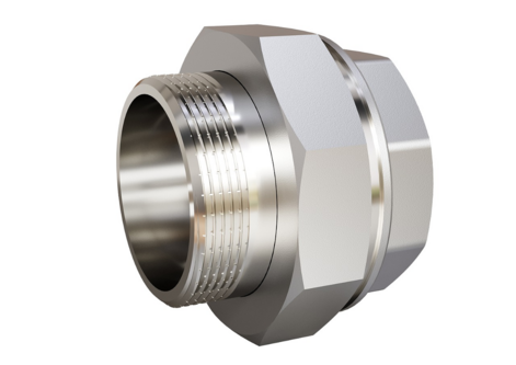 LD Pride Сгон разъемный (американка) DN50 (2") ВР/НР латунь никель