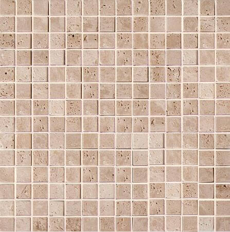 Colori Viva Travertino CV20143 Mos.Turkish Travertine Tumbled+Sealed 30,5x30,5 см Мозаика