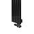 Arbiola Liner V 700-36-35 секции черный вертикальный радиатор c нижним подключением