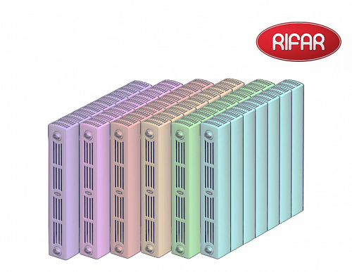 Rifar Supremo Ventil 350 12 секции биметаллический радиатор с нижним правым подключением