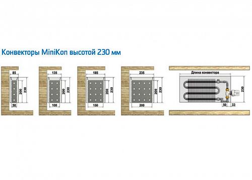 Varmann MiniKon Комфорт 85-230-2000 Конвектор напольный