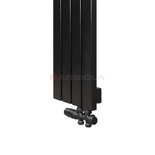 Arbiola Liner V 600-36-27 секции черный вертикальный радиатор c нижним подключением
