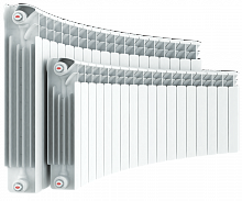 Rifar Base Flex 500- 12 секции Биметаллический радиусный радиатор