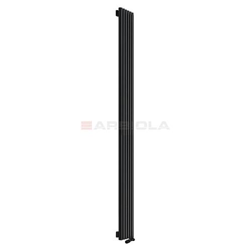 Arbiola Iris 42 V 2500-42-11 секции черный вертикальный радиатор c нижним подключением