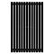 Arbiola Mono H 1250-60-13 секции черный вертикальный радиатор c боковым подключением