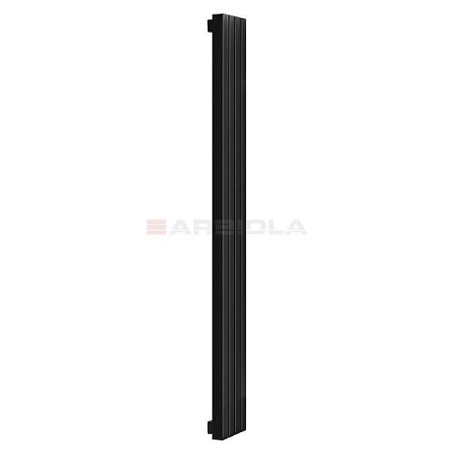 Arbiola Mono H 1800-60-10 секции черный вертикальный радиатор c боковым подключением