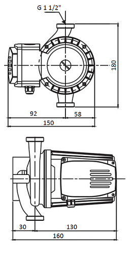 SHINHOO BASIC S 25-8S 180 1x230V Циркуляционный насос