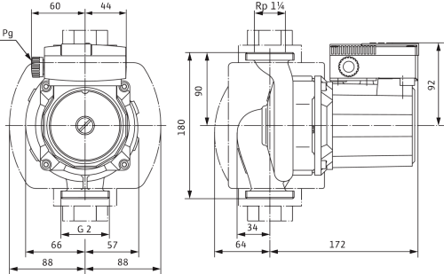 Wilo TOP-Z 30/7 EM PN6/10 RG Циркуляционный насос