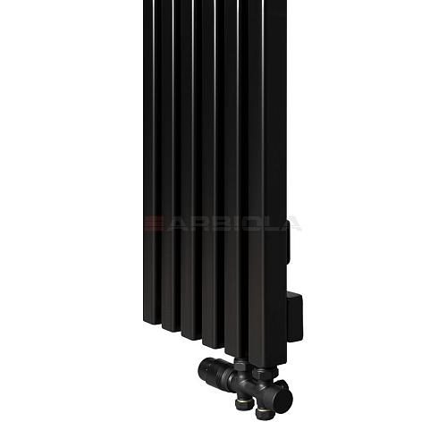  Arbiola Ritmo V 600-40-31 секции черный вертикальный радиатор c нижним подключением