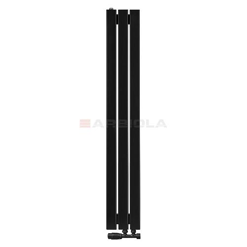 Arbiola Liner V 1250-36-03 секции черный вертикальный радиатор c нижним подключением
