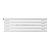 Arbiola Gorizont Iris H 1000-42-05 секции белый горизонтальный радиатор c боковым подключением
