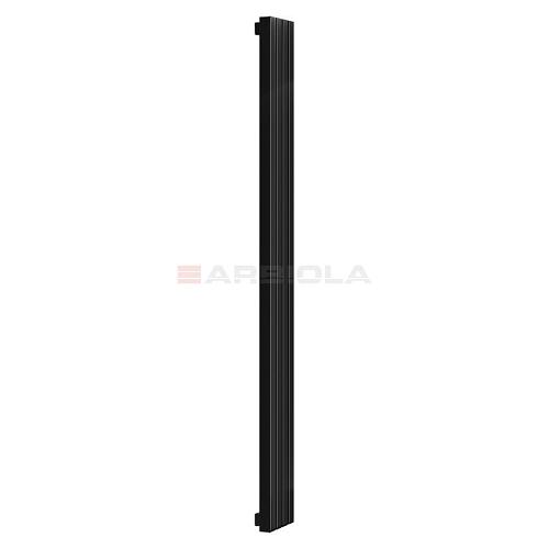 Arbiola Mono H 2200-60-13 секции черный вертикальный радиатор c боковым подключением