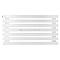 Arbiola Gorizont Ritmo H 700-40-07 секций белый горизонтальный  радиатор c боковым подключением