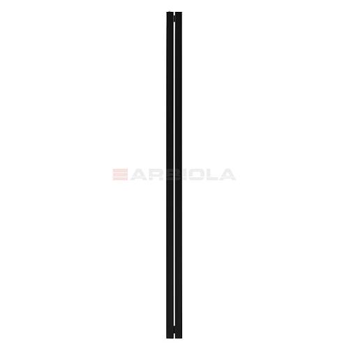 Arbiola Mono H 2500-60-02 секции черный вертикальный радиатор c боковым подключением