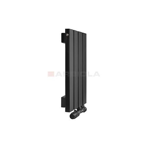 Arbiola Liner V 500-36-32 секции черный вертикальный радиатор c нижним подключением