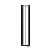 КЗТО QUADRUM 30 V 1- 1750-12 R RAL1T103S9005 Радиатор (черный матовый муар) с нижним подключением