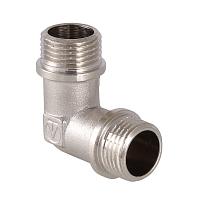 Valtec 1/2" Угольник латунный никелированный с наружной резьбой