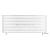 Arbiola Gorizont Ritmo VZ 1750-40-12 секций белый горизонтальный  радиатор c нижним подключением (на ножках)