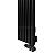 Arbiola Ritmo V 700-40-38 секции черный вертикальный радиатор c нижним подключением