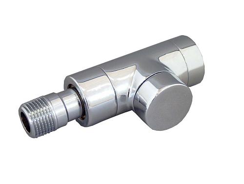Oventrop Combi E 1/2" Вентиль на обратную подводку прямой хром 
