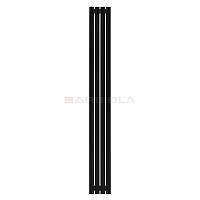 Arbiola Mono H 2200-60-04 секции черный вертикальный радиатор c боковым подключением