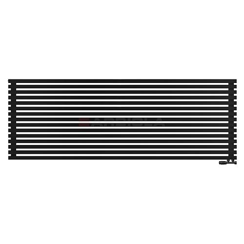 Arbiola Ritmo Gorizont V 2500-40-15 секций чёрный горизонтальный радиатор c нижним подключением