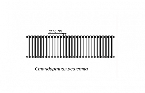 Бриз КЗТО 260 - 3000 мм Решетка декоративная дуб