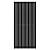 Arbiola Mono H 2000-60-16 секции черный вертикальный радиатор c боковым подключением