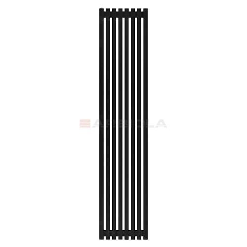  Arbiola Ritmo H 2000-40-08 секции черный вертикальный радиатор c боковым подключением