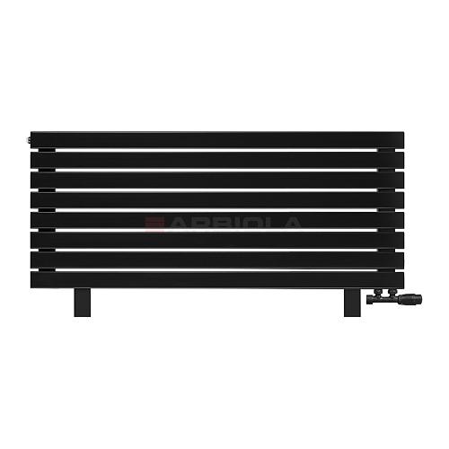 Arbiola Gorizont Liner VZ 1200-36-08 секции черный горизонтальный радиатор c нижним подключением с ножками