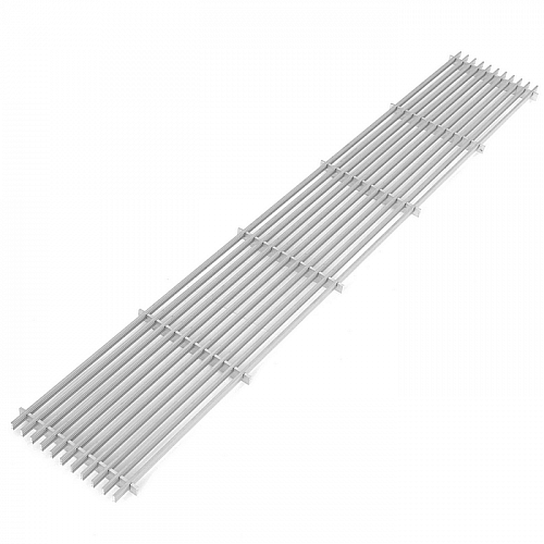 Решетка продольная алюминиевая Techno Vita 185-600 белая