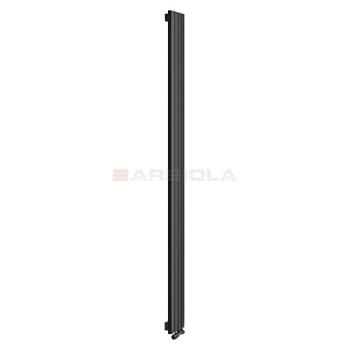 Arbiola Liner V 2500-36-06 секции черный вертикальный радиатор c нижним подключением