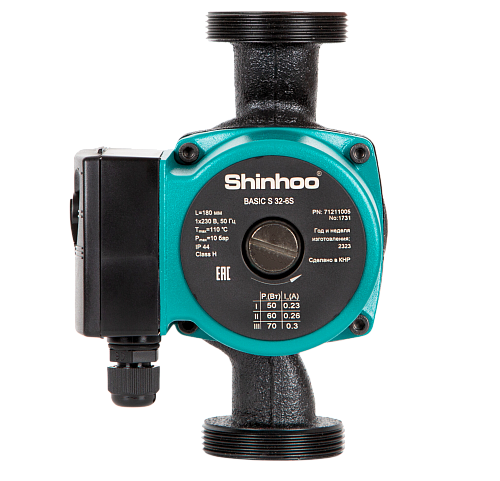 SHINHOO BASIC S 32-6S 180 1x230V Циркуляционный насос