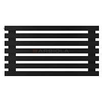 Arbiola Gorizont Ritmo H 1000-40-07 секций чёрный горизонтальный  радиатор c боковым подключением