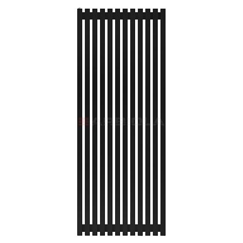  Arbiola Ritmo H 1800-40-12 секции черный вертикальный радиатор c боковым подключением