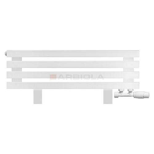 Arbiola Gorizont Ritmo VZ 750-40-04 секции белый горизонтальный  радиатор c нижним подключением (на ножках)
