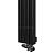 Arbiola Mono V 750-60-25 секции черный вертикальный радиатор c нижним подключением