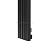 Arbiola Compact H 1250-63-16 секции черный вертикальный радиатор c боковым подключением
