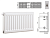 Prado Universal U33 500x1200 стальной панельный радиатор с нижним подключением