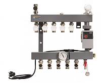 Henco Стальная коллекторная группа с насосом и зональным клапаном Henco Стальная коллекторная группа с насосом и зональным клапаном