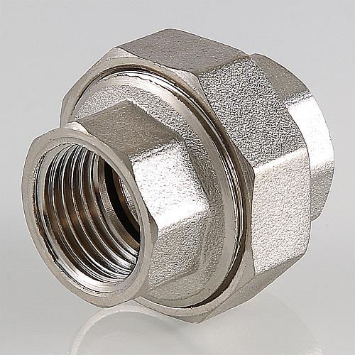 Valtec 3/4" Муфта разъемная латунная никелированная