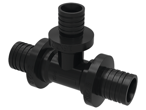 SPL Тройник переходной 20х20х16 для труб из сшитого полиэтилена PEX PPSU