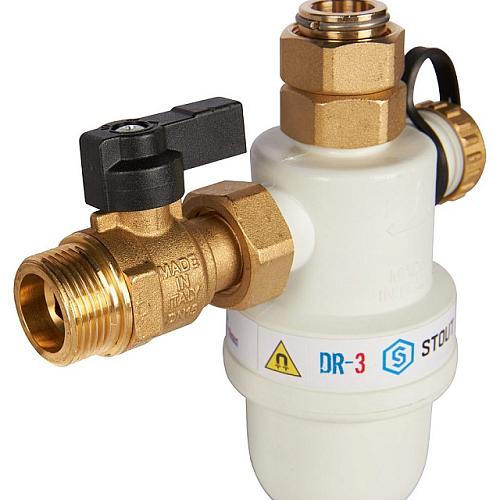 STOUT Фильтр-шламоотделитель G 3/4M-G 3/4RN-G 3/4M с магнитом для настенных котлов FW-0072-000020