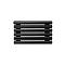 Arbiola Gorizont Iris H 500-42-06 секции черный горизонтальный радиатор c боковым подключением