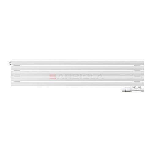 Arbiola Gorizont Iris V 1200-42-05 секции белый горизонтальный радиатор c нижним подключением