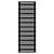 Arbiola Gorizont Ritmo H 750-40-36 секций чёрный горизонтальный  радиатор c боковым подключением