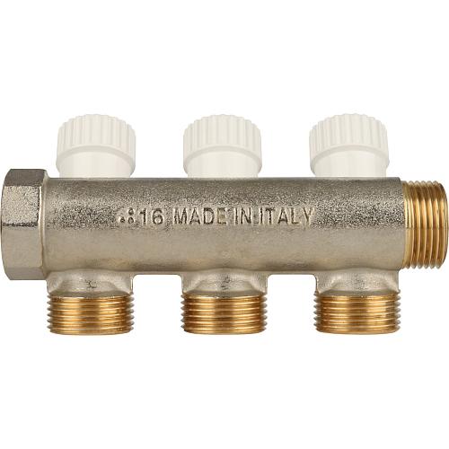 SMB 6851 343403 Stout Коллектор распределительный 3/4", 3 отвода 3/4"ЕК