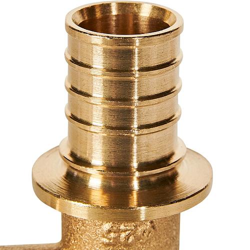 ROMMER Тройник переходной 25x16x16 для труб из сшитого полиэтилена осевой