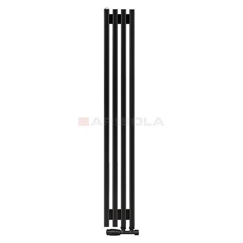 Arbiola Compact V 1250-63-04 секции черный вертикальный радиатор c нижним подключением