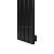 Arbiola Liner H 600-36-18 секции черный вертикальный радиатор c боковым подключением